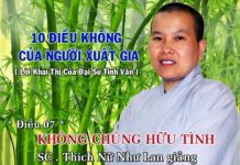 10 Điều Không Của Người Xuất Gia – Không Chúng Hữu Tình – Thích Nữ Như Lan 10 dieu khong cua nguoi xuat gia 4