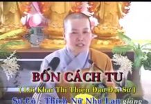4 Cách Tu – Thích Nữ Như Lan 4 cach tu thich nu nhu lan
