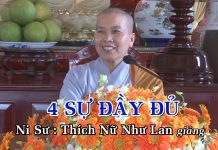 4 Sự Đầy Đủ – Thích Nữ Như Lan 4 su day du thich nu nhu lan