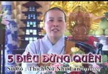 5 Điều Đừng Quên – Thích Nữ Như Lan 5 dieu dung quen thich nu nhu la