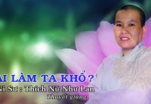 Ai làm ta khổ? – Thích Nữ Như Lan ai lam ta kho thich nu nhu lan