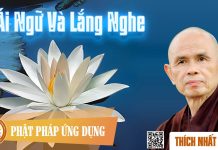 Ái Ngữ Và Lắng Nghe – Thích Nhất Hạnh ai ngu va lang nghe thich nhat h