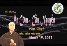 Ăn Cơm, Cầu Nguyện (Vấn Đáp) – Thích Pháp Hòa an com cau nguyen van dap thich