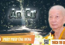 An Cư – Thích Trí Quảng an cu thich tri quang