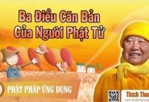 Ba Điều Căn Bản Của Người Phật Tử – Thích Thanh Từ ba dieu can ban cua nguoi phat t