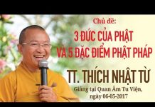 Ba Đức Của Phật Và Năm Đặc Điểm Phật Pháp – Thích Nhật Từ ba duc cua phat va nam dac diem