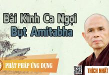 Bài Kinh Ca Ngợi Bụt Amitabha – Thích Nhất Hạnh bai kinh ca ngoi but amitabha th