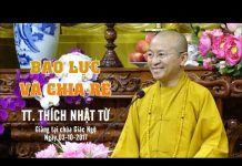 Bạo Lực Và Chia Rẽ – Thích Nhật Từ bao luc va chia re thich nhat tu
