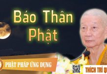 Báo Thân Phật – Thích Trí Quảng bao than phat thich tri quang