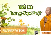 Biết Đủ Trong Đạo Phật – Thích Phước Tiến biet du trong dao phat thich phu