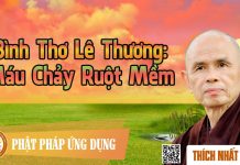Bình Thơ Lê Thương: Máu Chảy Ruột Mềm – Thích Nhất Hạnh binh tho le thuong mau chay ruot