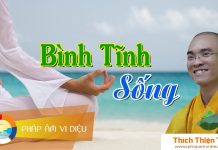 Bình Tĩnh Sống – Thích Thiện Tuệ binh tinh song thich thien tue
