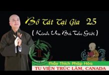 Bồ Tát Tại Gia Phần 25 – Thích Pháp Hòa bo tat tai gia phan 25 thich pha