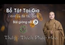 Bồ Tát Tại Gia Phần 29 – Thích Pháp Hòa bo tat tai gia phan 29 thich pha