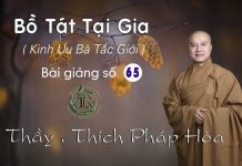 Bồ Tát Tại Gia Phần 65 – Thích Pháp Hòa bo tat tai gia phan 65 thich pha