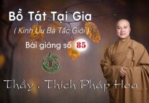 Bồ Tát Tại Gia Phần 85 – Thích Pháp Hòa bo tat tai gia phan 85 thich pha