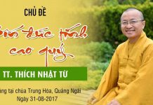 Bốn Đức Tính Cao Quý – Thích Nhật Từ bon duc tinh cao quy thich nhat
