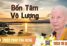 Bốn Tâm Vô Lượng – Thích Trí Quảng bon tam vo luong thich tri quang