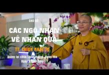 Các Ngộ Nhận Về Nhân Quả – Thích Nhật Từ cac ngo nhan ve nhan qua thich n