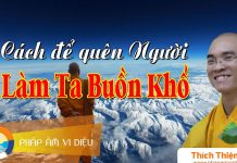 Cách Để Quên Người Làm Ta Buồn Khổ – Thích Thiện Tuệ cach de quen nguoi lam ta buon k