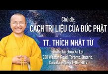 Cách Trị Liệu Của Đức Phật – Thích Nhật Từ cach tri lieu cua duc phat thich
