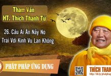 Câu Ai Ăn Nấy No Có Trái Với Kinh Vu Lan Không – Tham vấn HT Thích Thanh Từ 26 cau ai an nay no co trai voi kin