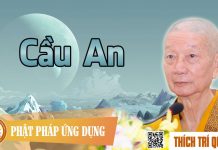 Cầu An – Thích Trí Quảng cau an thich tri quang