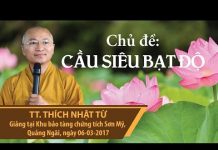 Cầu Siêu Bạt Độ – Thích Nhật Từ cau sieu bat do thich nhat tu
