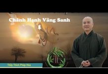 Chánh Hạnh Vãng Sanh 1 – Thích Pháp Hòa chanh hanh vang sanh 1 thich pha
