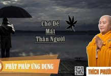 Chớ Để Mất Thân Người – Thích Phước Tiến cho de mat than nguoi thich phuo