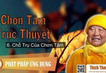 Chơn Tâm Trực Thuyết 6 – Chỗ Trụ Của Chơn Tâm – Thích Thanh Từ chon tam truc thuyet 6 cho tru c