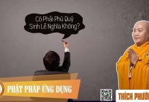 Có Phải Phú Quý Sinh Lễ Nghĩa Không – Thích Phước Tiến co phai phu quy sinh le nghia kh