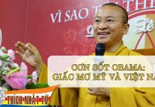 Cơn sốt Obama: Giấc mơ Mỹ và Việt Nam – Thích Nhật Từ con sot obama giac mo my va viet