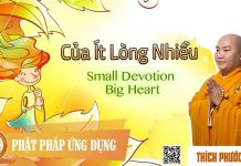 Của Ít Lòng Nhiều – Thích Phước Tiến cua it long nhieu thich phuoc ti