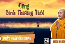Cũng Bình Thường Thôi (KT63) – Thích Phước Tiến cung binh thuong thoi kt63 thich