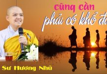 Cũng cần phải có khổ đau – Thích Nữ Hương Nhũ cung can phai co kho dau thich n