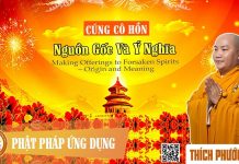 Cúng Cô Hồn – Nguồn Gốc Và Ý Nghĩa (Making Offerings to Forsaken Spirits – Origin and Meaning) – Thích Phước Tiến cung co hon nguon goc va y nghia