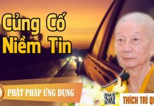 Củng Cố Niềm Tin – Thích Trí Quảng cung co niem tin thich tri quang