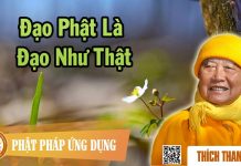 Đạo Phật Là Đạo Như Thật – Thích Thanh Từ dao phat la dao nhu that thich t