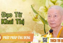 Đạo Từ Khai Thị – Thích Trí Quảng dao tu khai thi thich tri quang