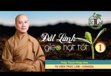 Đất Lành Gieo Hạt Tốt 1 – Thích Pháp Hòa dat lanh gieo hat tot 1 thich ph