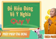 Để Hiểu Đúng Về Ý Nghĩa Quy Y – Thích Phước Tiến de hieu dung ve y nghia quy y th