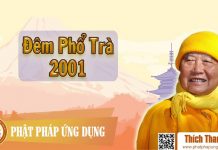 Đêm Phổ Trà Năm 2001 – Thích Thanh Từ dem pho tra nam 2001 thich thanh