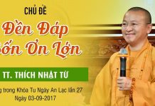 Đền Đáp Bốn Ân Lớn – Thích Nhật Từ den dap bon an lon thich nhat tu