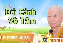 Đối Cảnh Vô Tâm – Thích Trí Quảng doi canh vo tam thich tri quang