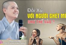 Đối Xử Với Người Ghét Mình Như Thế Nào? – Thích Nữ Hương Nhũ doi xu voi nguoi ghet minh nhu t