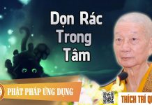 Dọn Rác Trong Tâm – Thích Trí Quảng don rac trong tam thich tri quan
