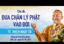 Đưa Chân Lý Phật Vào Đời – Thích Nhật Từ dua chan ly phat vao doi thich n