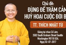 Đừng Để Trầm Cảm Hủy Hoại Cuộc Đời Bạn – Thích Nhật Từ dung de tram cam huy hoai cuoc d