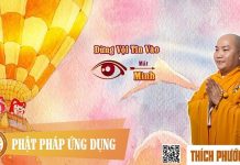 Đừng Vội Tin Vào Mắt Mình – Thích Phước Tiến dung voi tin vao mat minh thich
